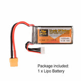 14.8V 1500mAh 100C 4S Li-po Battery XT60 Plug for Remote Controls Racing Drone