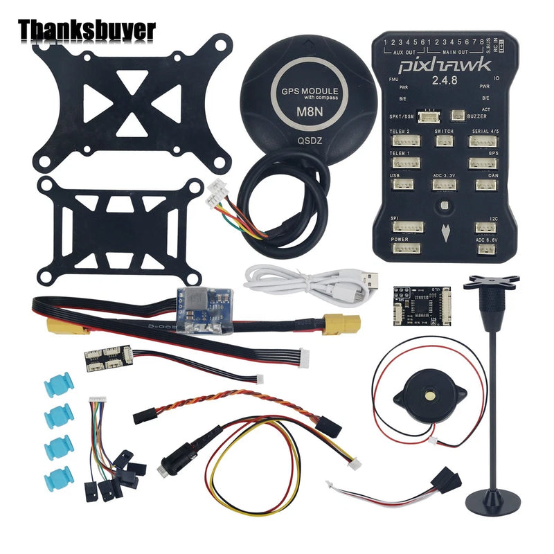PIX 32Bit APM Flight Controller with M8N GPS f/ Pixhawk2.4.8 Multi-Rotor Drones