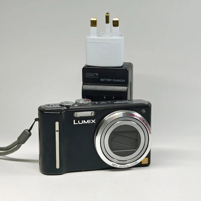 Panasonic LUMIX DMC-TZ9 12.1MP Digital Camera Black Leica Lens | Dust on Sensor