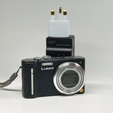 Panasonic LUMIX DMC-TZ9 12.1MP Digital Camera Black Leica Lens | Dust on Sensor