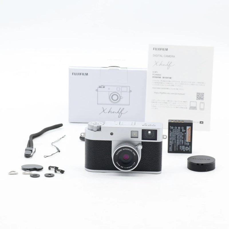 FUJIFILM X-half Silver Compact Digital Camera High Quality Sensor Retro Design