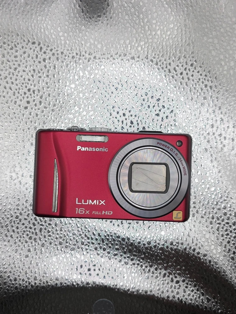 Parts Only No SD Card~Panasonic LUMIX DMC-ZS10 14.1 MP Digital Camera~ Red