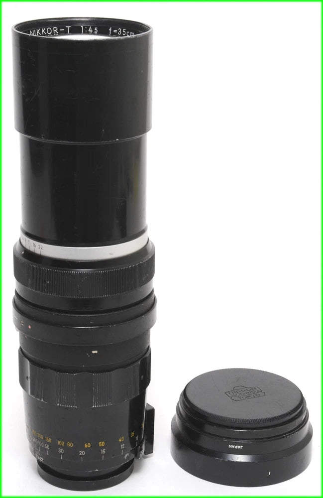 Nikon Nippon Kogaku Nikkor-T 4.5/350mm Telephoto lens Nikon S-Bayonett RF NEEDS