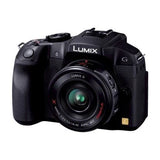 Used, excellent condition Panasonic LUMIX DMC-G6 power zoom lens kit, black.