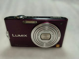 LUMIX DMC-FX66 14MP Compact Digital Camera Purple Tested
