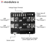 DC3.3-12V 4-way USB ATX Adapter Board Desktop Computer Power Supply Module Kit