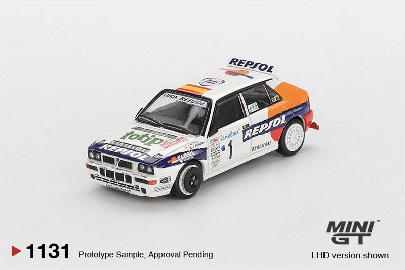 MINI GT 1:64 Lancia Delta HF Integrale Evoluzione #1 white Diecast Model Car