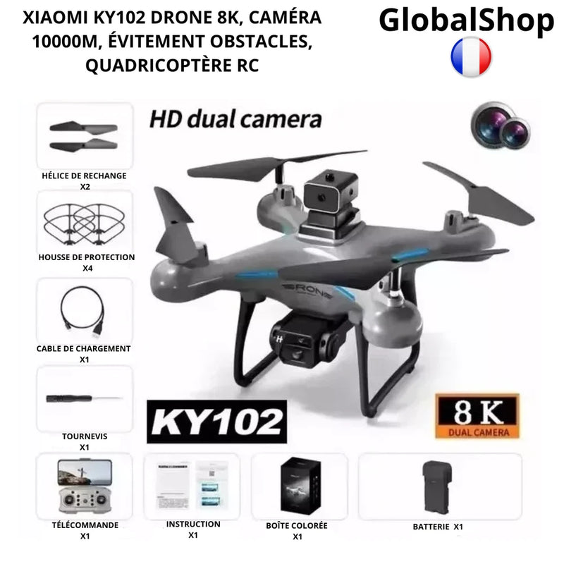 Xiaomi KY102 8K dual-camera quadcopter drone with obstacle avoidance