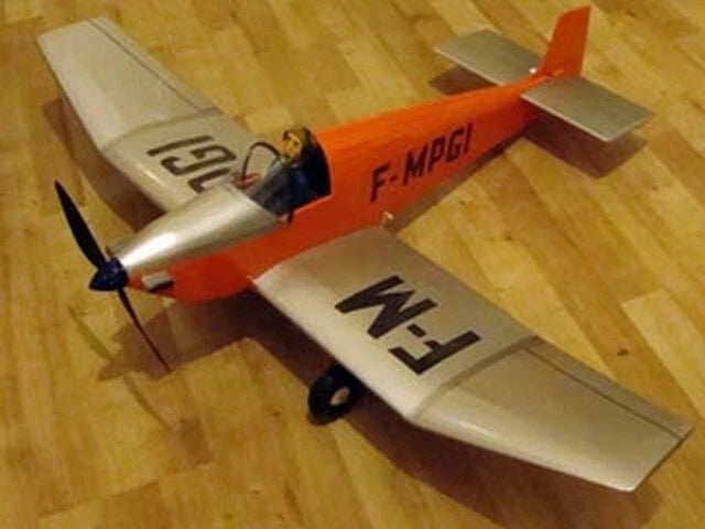 Jodel Bebe D9 38" WS R/C Airplane Laser Cut Balsa Ply Short Kit W/ Plans