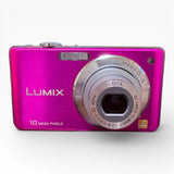 Panasonic LUMIX DMC FS7 Pink Digital Camera Leica Lens Excellent Condition