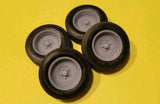 1/24  1/25 Scale Set Of 4 15x8  Centerline Auto Drag Wheels/Tires  Resin Set