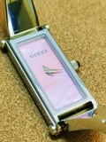 Gucci 1500L Shell Dial Battery Replaced Product Women RareLuxury Designer Model Battery