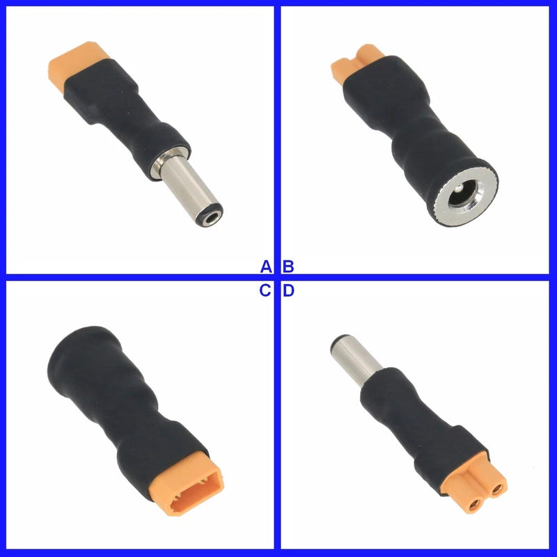 DC Power Supply 5.5x2.1mm to XT30 No Wires Adapter For RC Battery FPV Toy Hobby