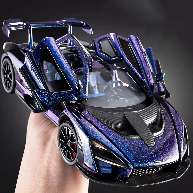 1:24 Mclaren Senna Sports Racing Supercar Alloy Diecast Model Car Toy Vehicle