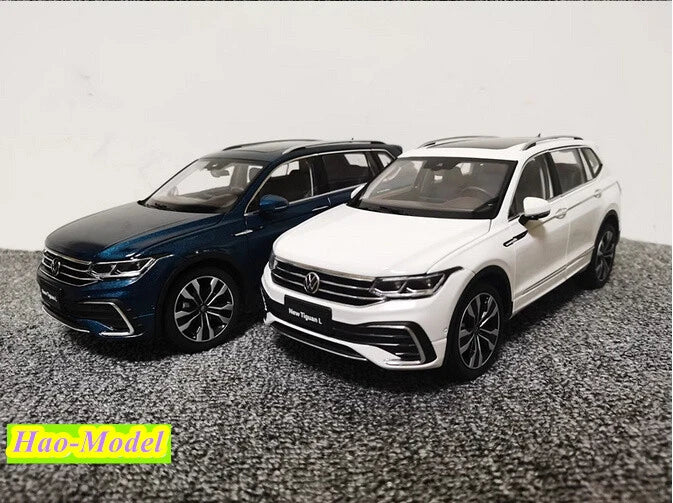 1:18 SAIC VW TIGUAN L 2022 Model Car Diecast Metal collection Hobby Gifts Toys