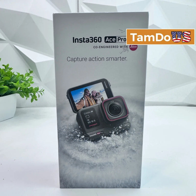 Insta360 Ace Pro 4K AI-Powered Action Camera Co-Engineered with Leica Black