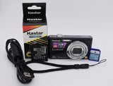 Panasonic LUMIX DMC-FH20 Black Compact Digital Camera 14MP Digicam Bundle TESTED