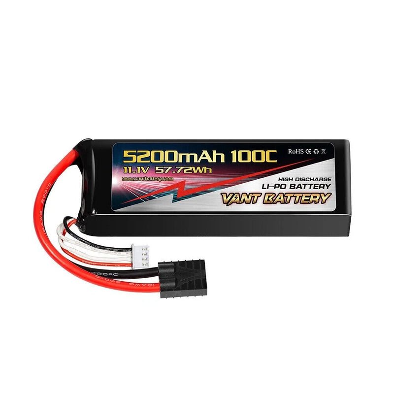 VANT 5200MAH 3S 11.1 100C LIPO BATTERY FITS TRAXXAS SLASH STAMPEDE POWERHOBBY Battery