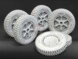 Royal Model 1/35 Autoblinda 41 (AB 41) Artiglio Wheels Set WWII (6 wheels) 1162
