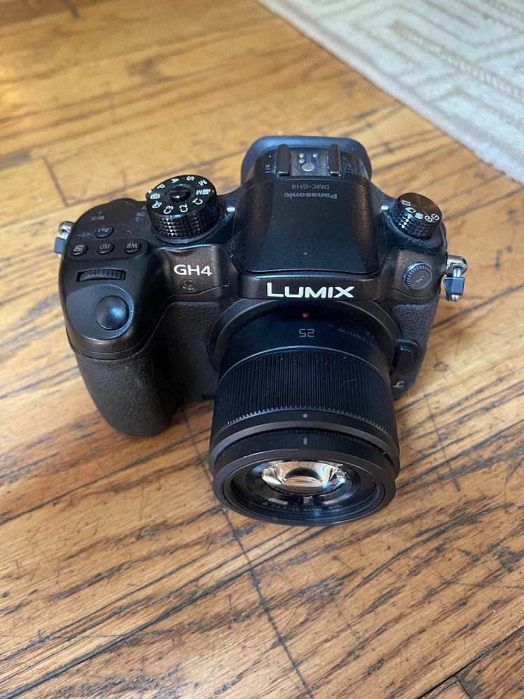 (SET OF 4 CAMERAS COMES WITH 5 LENSES) Panasonic Lumix GH4 4K Mirrorless Camera