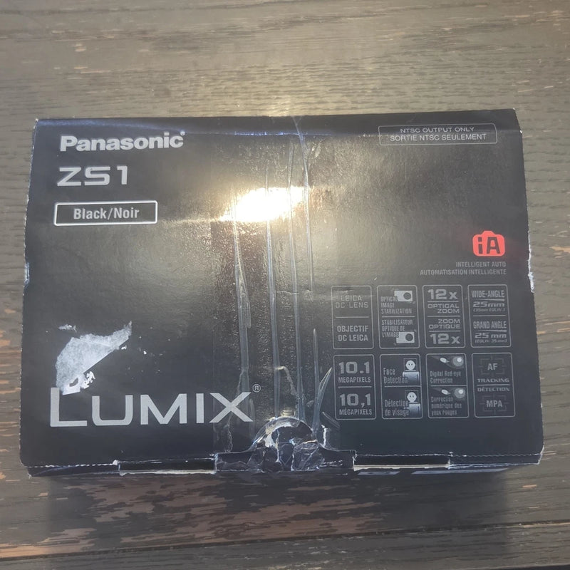 Panasonic Lumix DMC-ZS1 10.1MP 12x Optical Zoom NEW