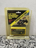 Tyco 9.6V Turbo rechargeable NiCd battery pack in retail blister packaging