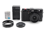 RARE "MINT" /Hood set Fujifilm X100S Limited Edition Black Compact Camera JAPAN