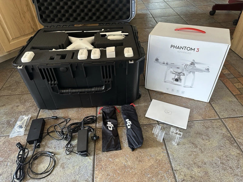 DJI Phantom 3 Advanced FPV Drone - White (CPPT000160)