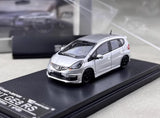 ED SW 1:64 Silver Fit Jazz GE8 RS Sports Model Diecast Collect Car