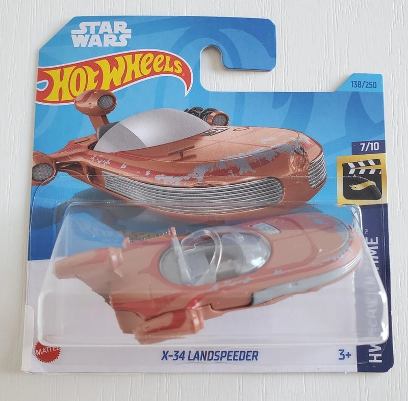 Hot Wheels X-34 Landspeeder Star Wars Movie  Diecast Toy Model 1:64 in Box