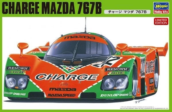 Hasegawa 20312 1/24 Scale Model Group C Car Kit Charge Mazdaspeed Mazda 767B '89
