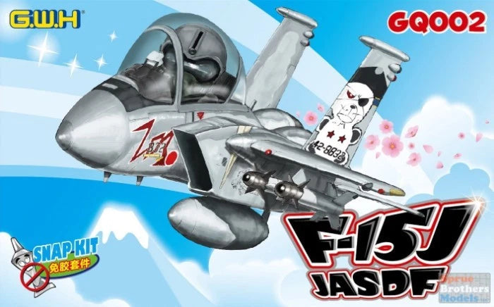 Great Wall Hobby F-15J JASDF snap-fit model aircraft, grey jet with markings
