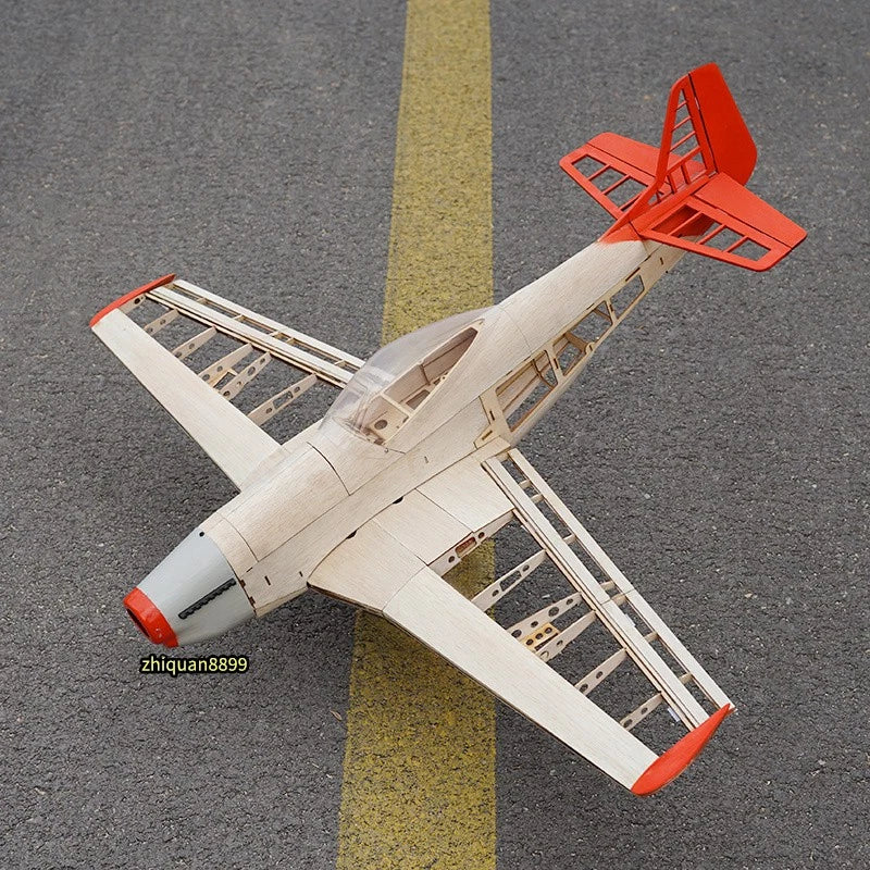 Wingspan 1000mm Upgraded RC Plane Laser Cut Balsa Wood Airplane P51 Model Kit