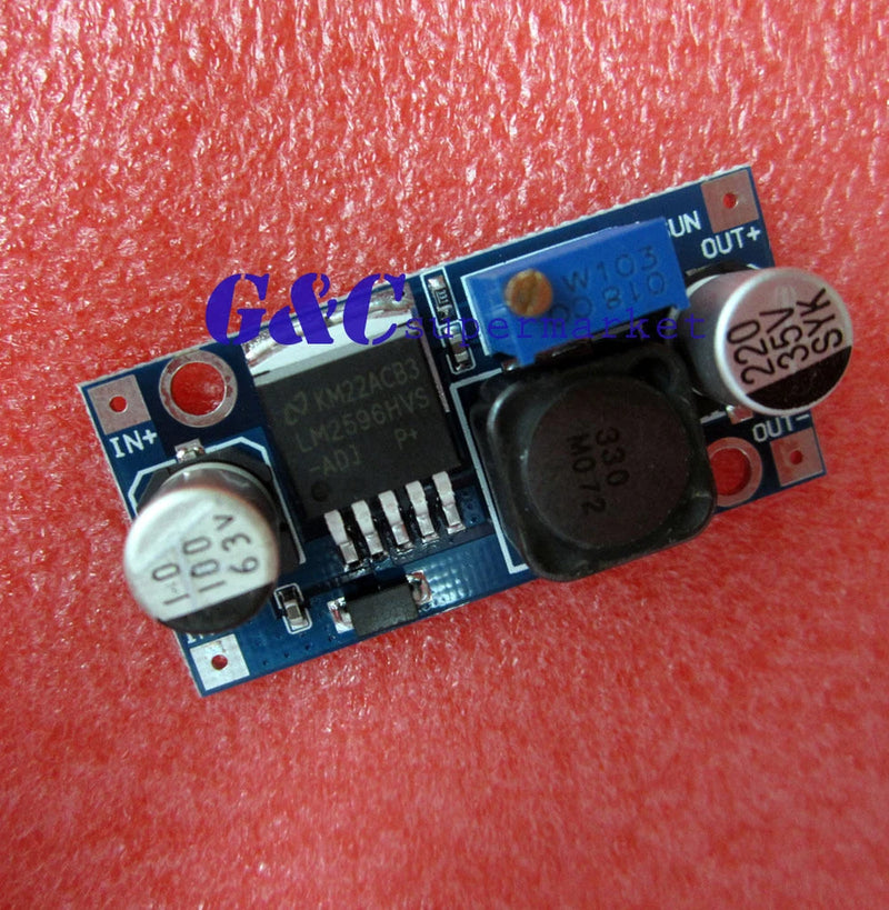 1PCS 45V Input DC-DC Step Down Converter Adjustable Power Module LM2596HVS