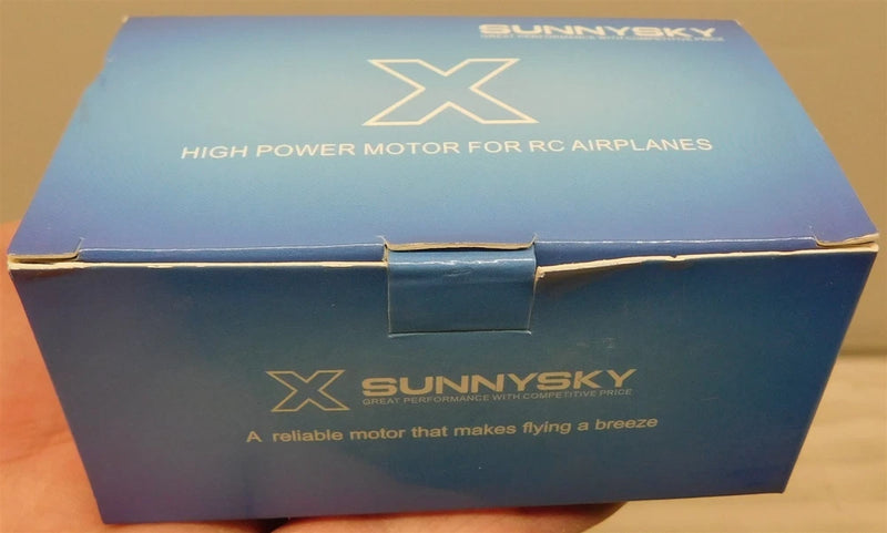 SunnySky X motor for RC aircraft, KV920 motor in original retail box