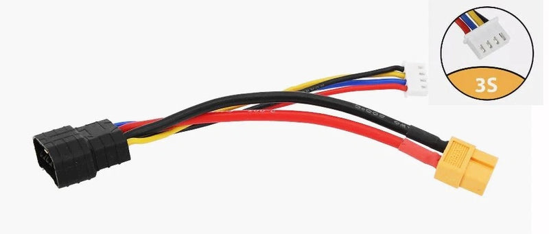 For TRX?3S Plug to XT60 RC Connector Lipo Battery Charger Adapter Cable