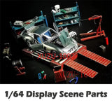 1:64 Diorama Maintenance Prop Model Car Garage Workshop Tool Scene Display Model Battery