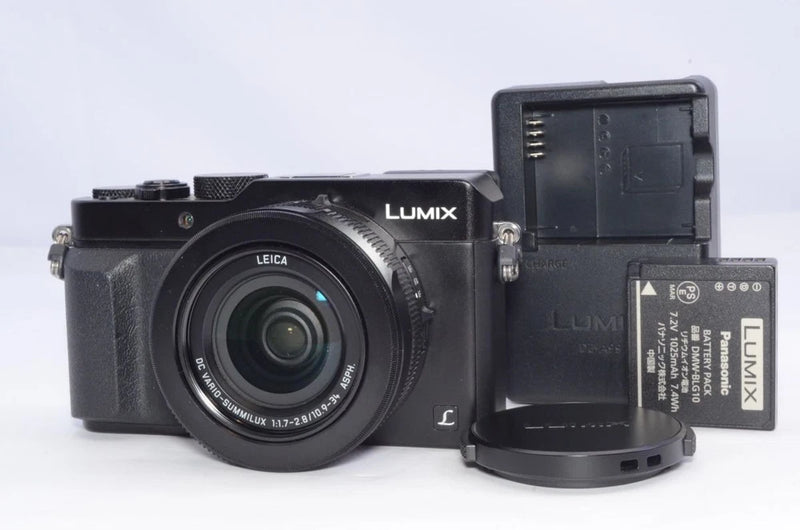 Panasonic Lumix LX100 Digital Camera with 4/3-inch Sensor, 4K Support, Black,