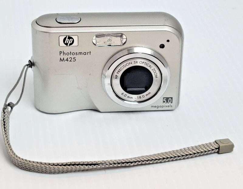 HP PhotoSmart M425 5.0MP Digital Camera - Silver works