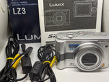 Panasonic Lumix DMC-LZ3 6X Optical Zoom Digital Camera W/Manuals & Box Tested