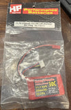 3S 11.1V LiPo battery pack with BEC plug, red label and wire leads
