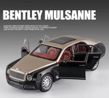 1/24 Bentley Mulsanne GT Alloy Model Car Collection Toy Diecast Metal Vehicle