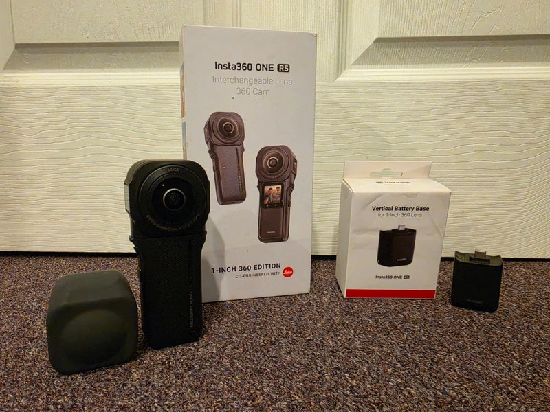 Insta360 ONE RS 1-Inch 360 Edition Camera - MINT + Spare Battery + BOXES