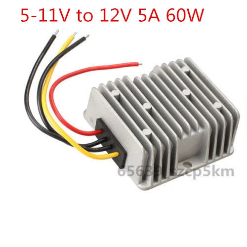 NEW Voltage Booster Power DC Converter Regulator 5V(5-11V) Step up to 12V 5A 60W