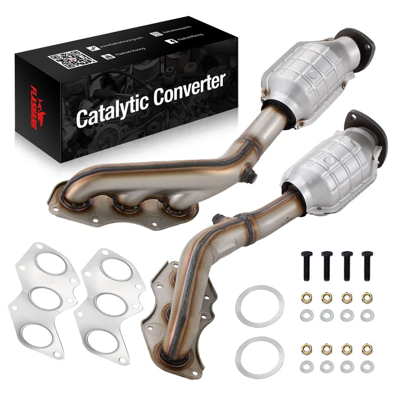 Pair Rear LH & RH Catalytic Converter for 2015 - 2017 Lexus RC350 V6 3.5L RWD Converter