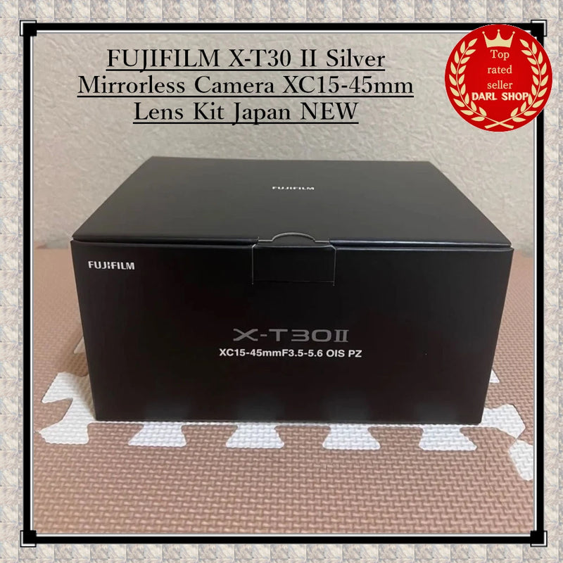 FUJIFILM X-T30 II Silver Mirrorless Camera XC15-45mm Lens Kit Japan NEW