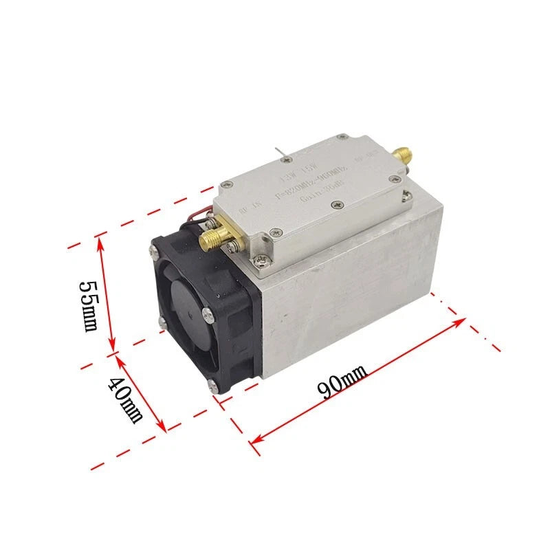 915MHz 13W?€“15W 36dB FPV RF Power Amplifier Module  820MHz?€“960MHz Frequency