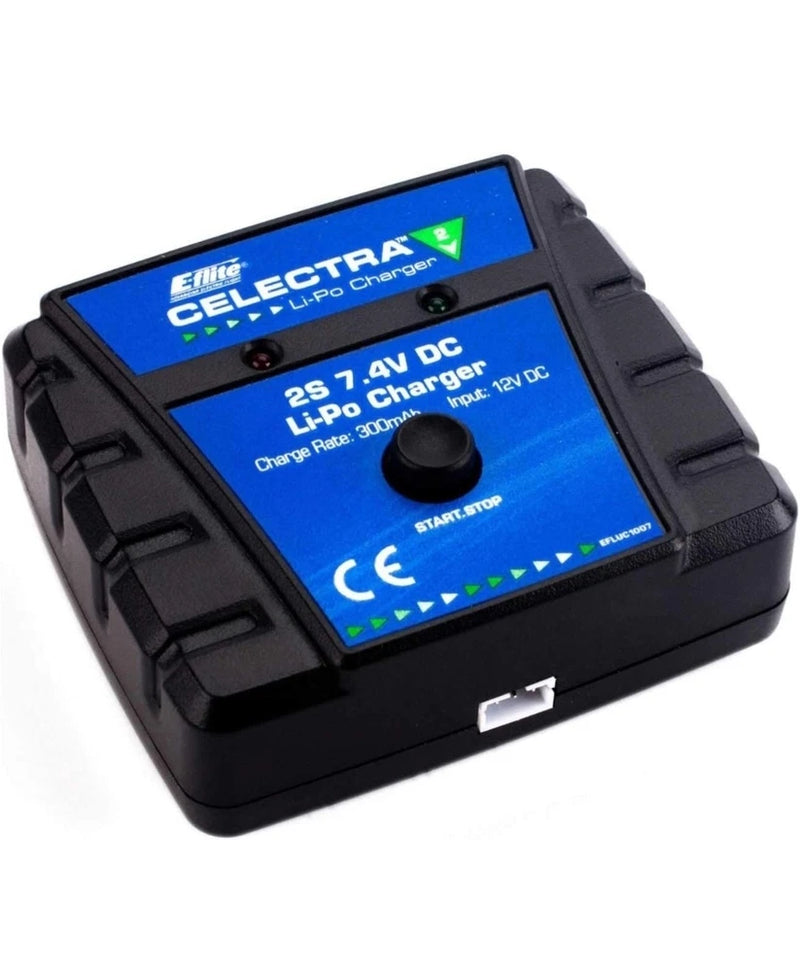 E-flite Celectra 2S 7.4V DC Li-Po Charger. Model: EFLUC1007 Battery