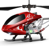 Kids RC Helicopter S107H-E Remote Control Durable Alloy One Key Takeoff