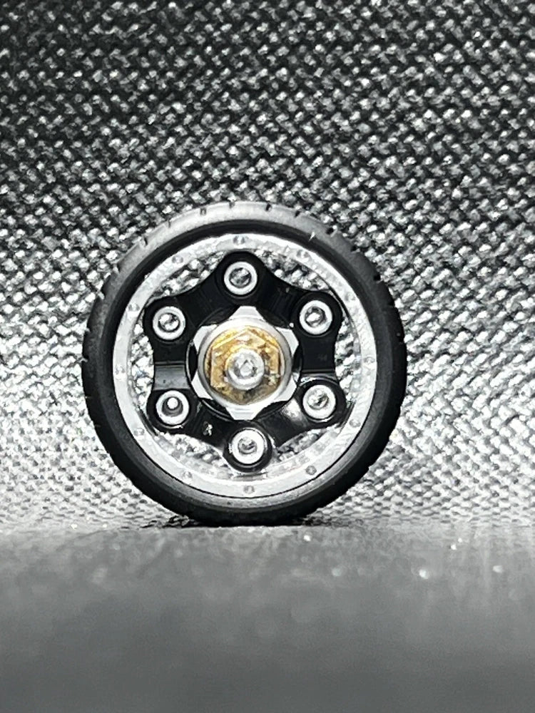1/24 Resin Moto Metal Center Lock Style Model Car Wheels/Tires,1/25, 3D Print